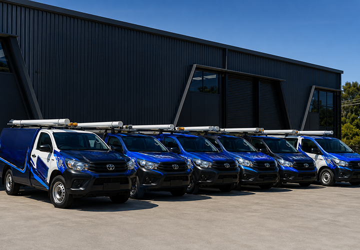 Fleet of Coogee Blocked Drains plumbing vans